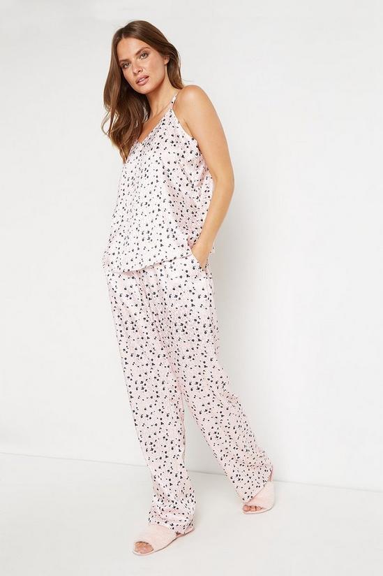 Wallis Leopard Floral Pyjama Set 1