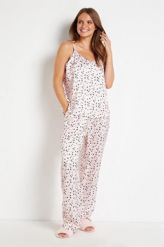 Wallis Leopard Floral Pyjama Set 2