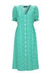 Wallis Green Spot Jersey Midi Dress thumbnail 5