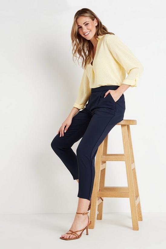 Wallis Navy Pull On Trousers 1