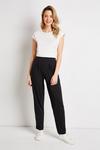 Wallis TALL Navy Tapered Trousers thumbnail 1