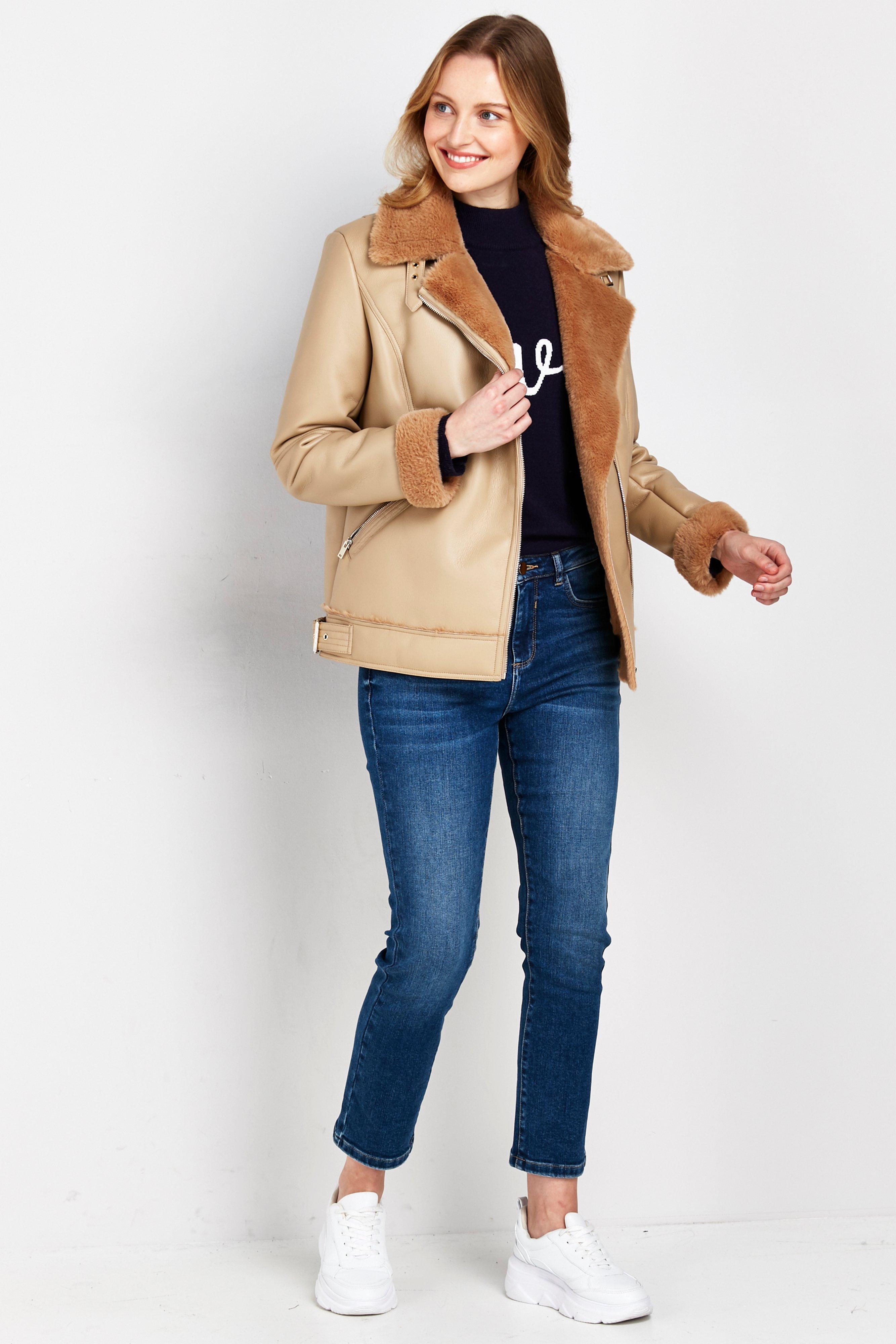 Frye Faux Shearling Jacket