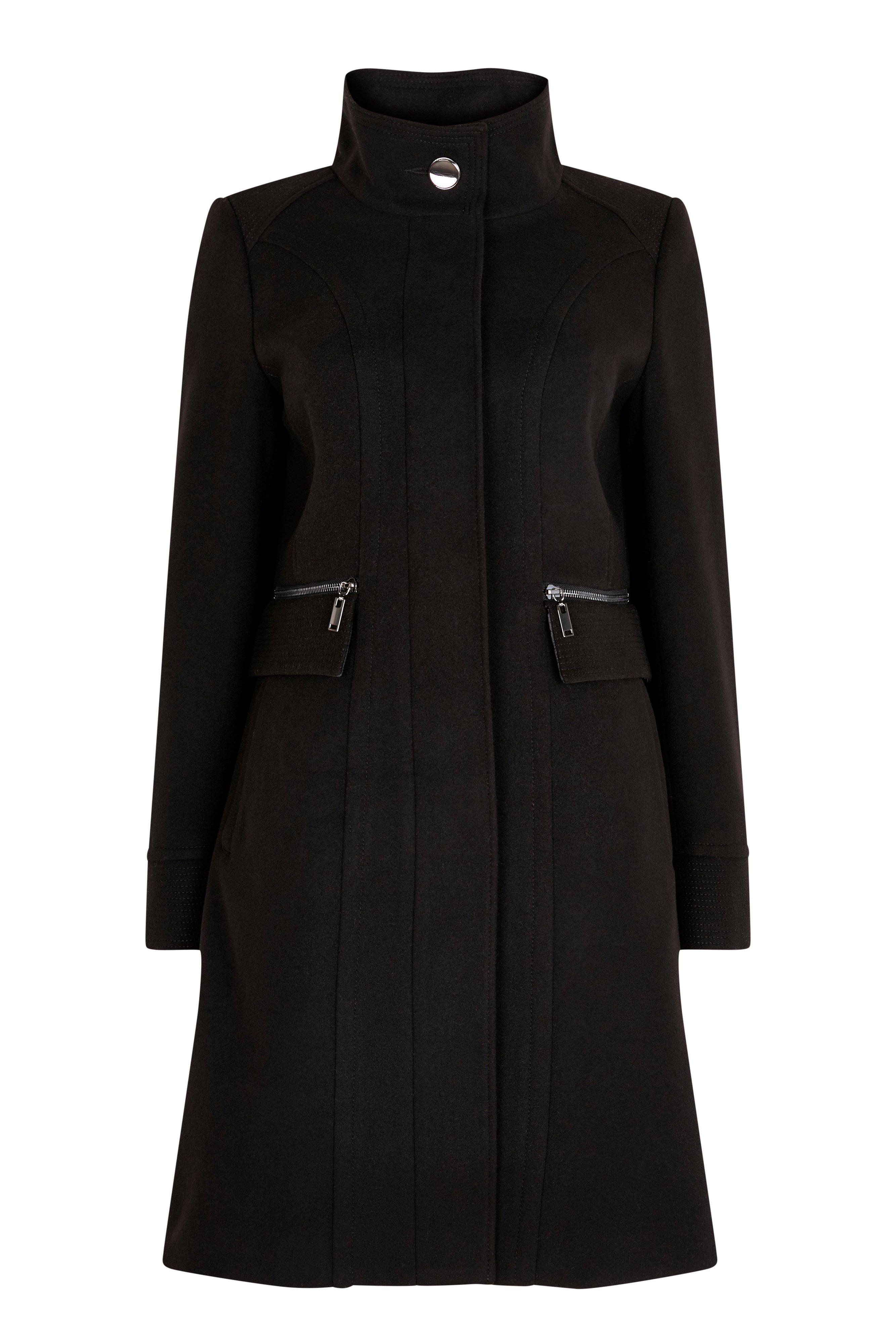 Funnel neck coat sales womens uk