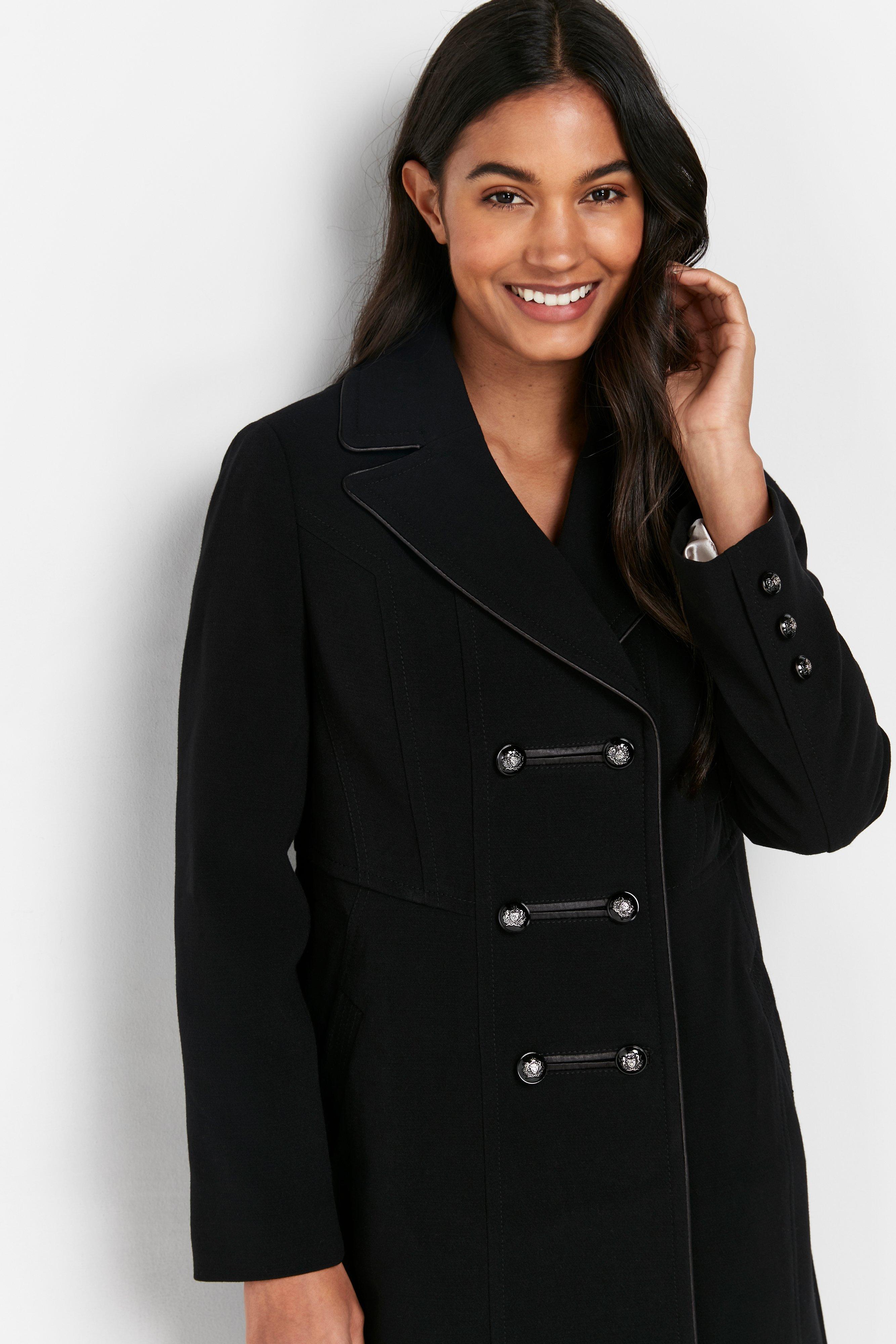 Wallis petite store black coat