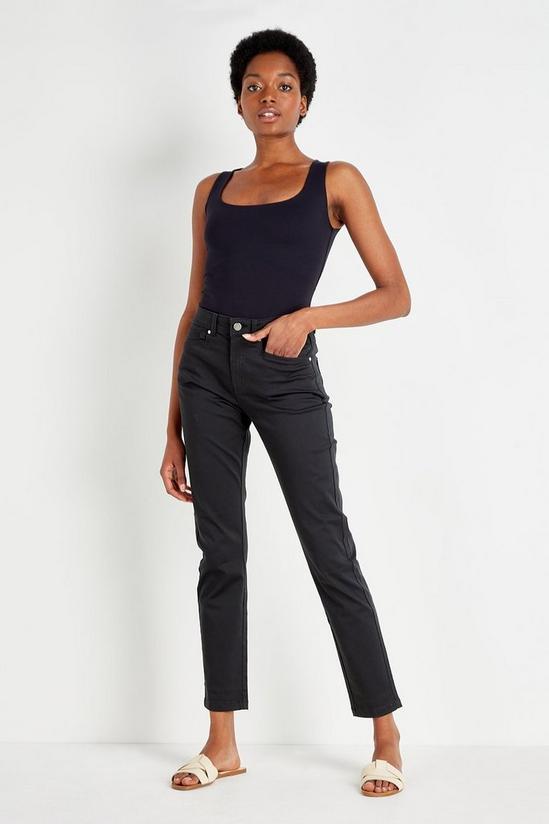 Wallis PETITE Black Skinny Jeans 1