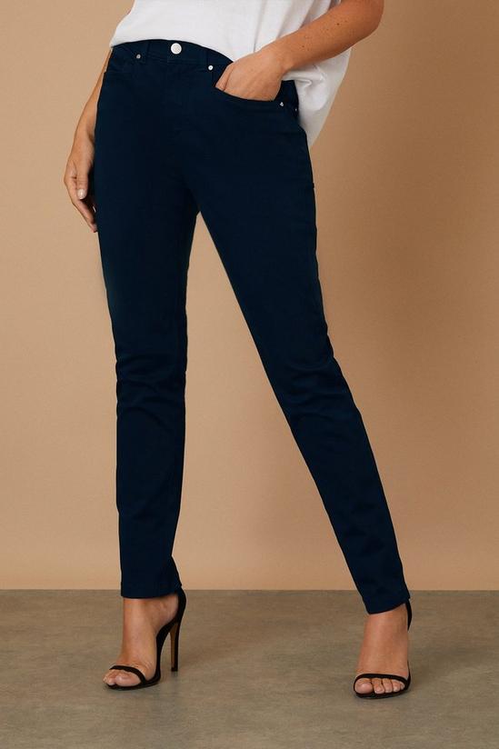 Wallis Petite Blue Skinny Jeans 1