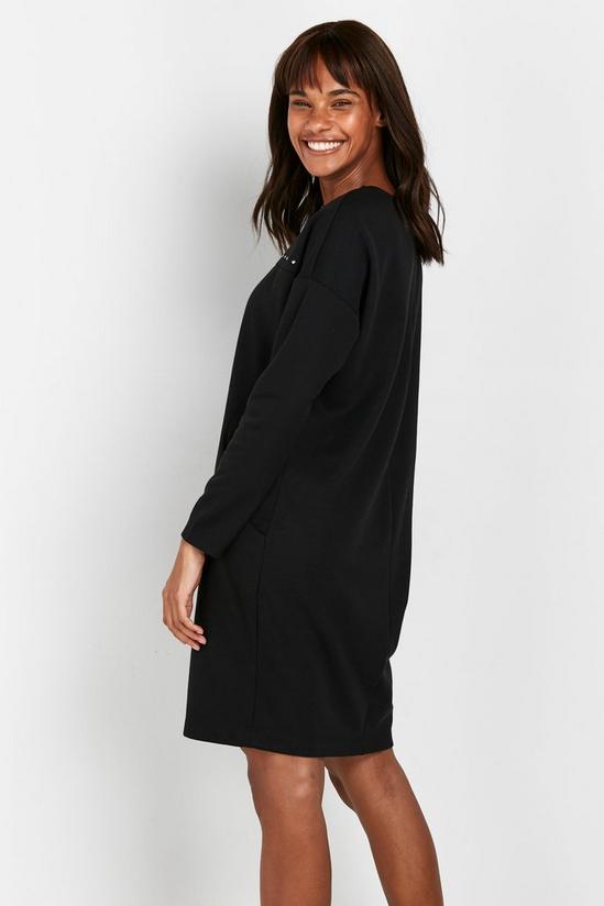 Wallis Black Studded Jersey Dress 2