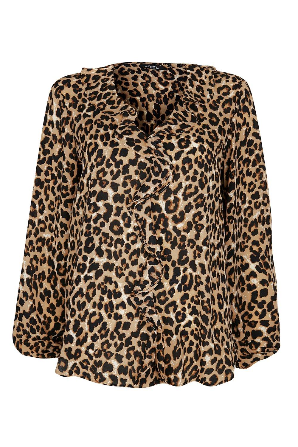 animal print blouse wallis