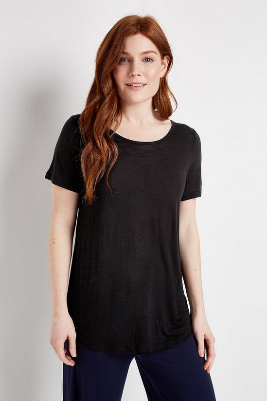 Wallis Black Short Sleeve T-Shirt 1