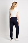 Wallis Navy Jersey Tapered Trousers thumbnail 1