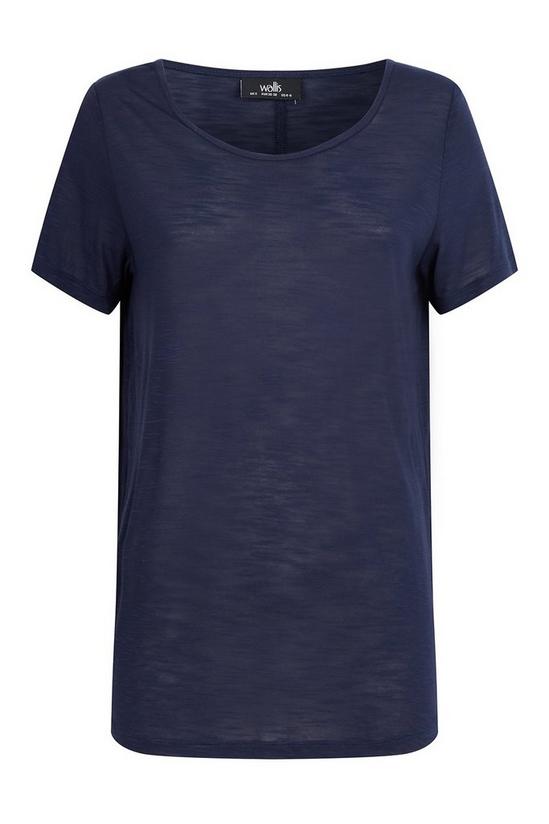 Wallis Navy Short Sleeve T-shirt 5