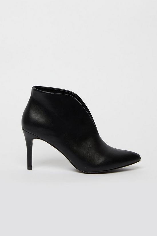 Wallis Black High Heel Shoe Boot 1