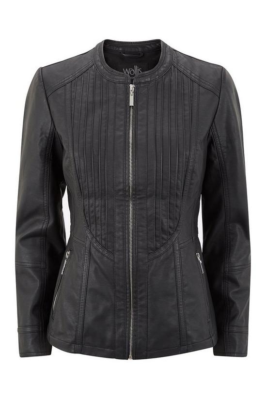 Wallis Black Faux Leather Jacket 2
