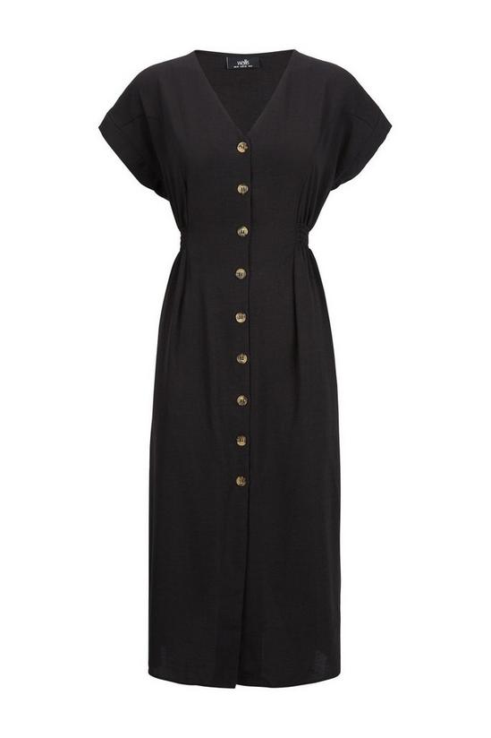 Wallis Black Button Through Midi Dress 5