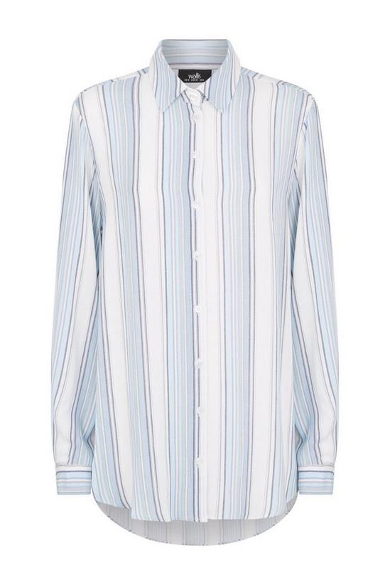 Wallis Blue Stripe Relaxed Shirt 5