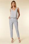 Wallis Grey Belted Cigarette Trousers thumbnail 1