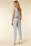 Wallis Grey Belted Cigarette Trousers thumbnail 2