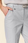 Wallis Grey Belted Cigarette Trousers thumbnail 3