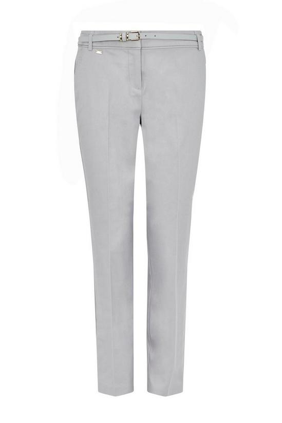 Wallis Grey Belted Cigarette Trousers 4