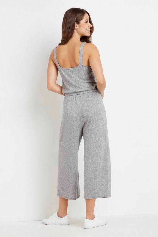 Wallis Knit Belted Cropped Jumpsuit 3