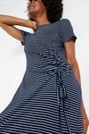Wallis Stripe Ruched Side Dress thumbnail 4