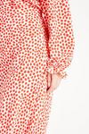 Wallis Petite Red Spot Midi Skirt thumbnail 4