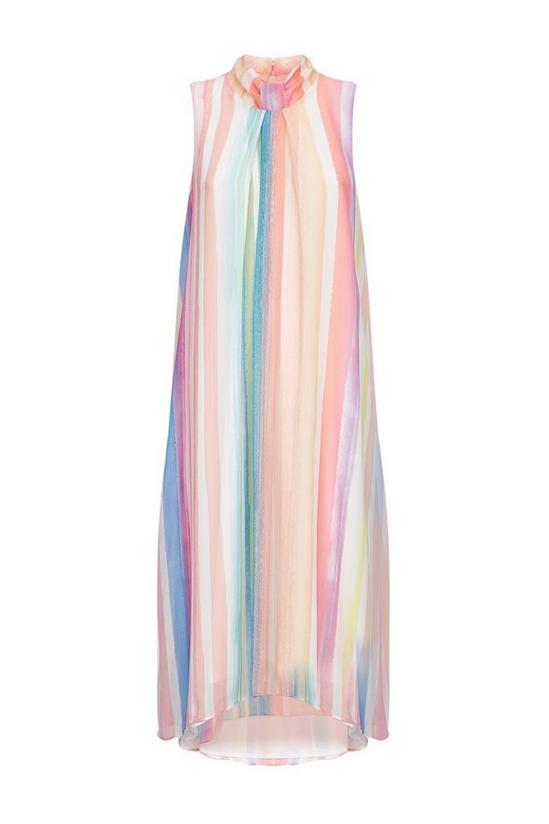 Wallis Stripe Halter High Low Dress 5