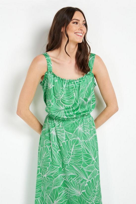 Wallis Tall Green Palm Sundress 4