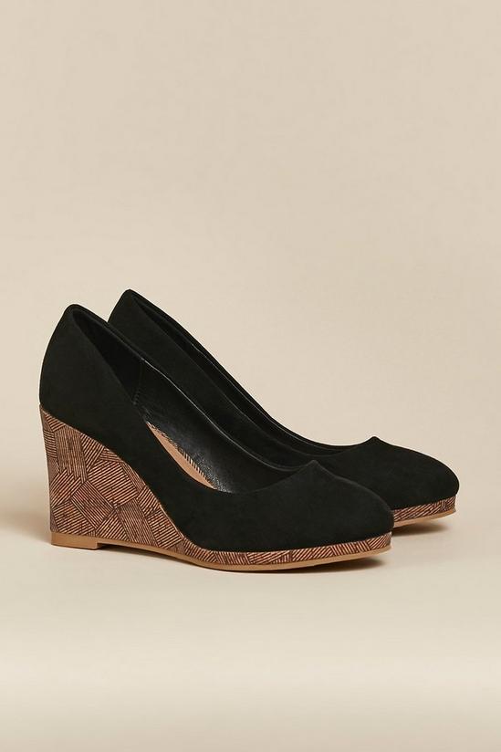 Wallis Celine Wedge Court Shoe 1