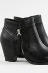 Wallis Aurora Side Zip Heeled Ankle Boot thumbnail 3