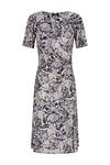 Wallis Butterfly Print Ruched Side Dress thumbnail 5