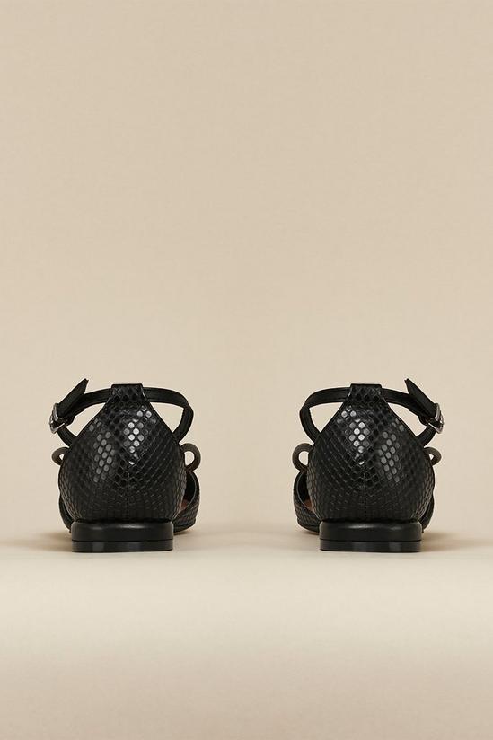Wallis Brandy Pointed Flat Shoe 4