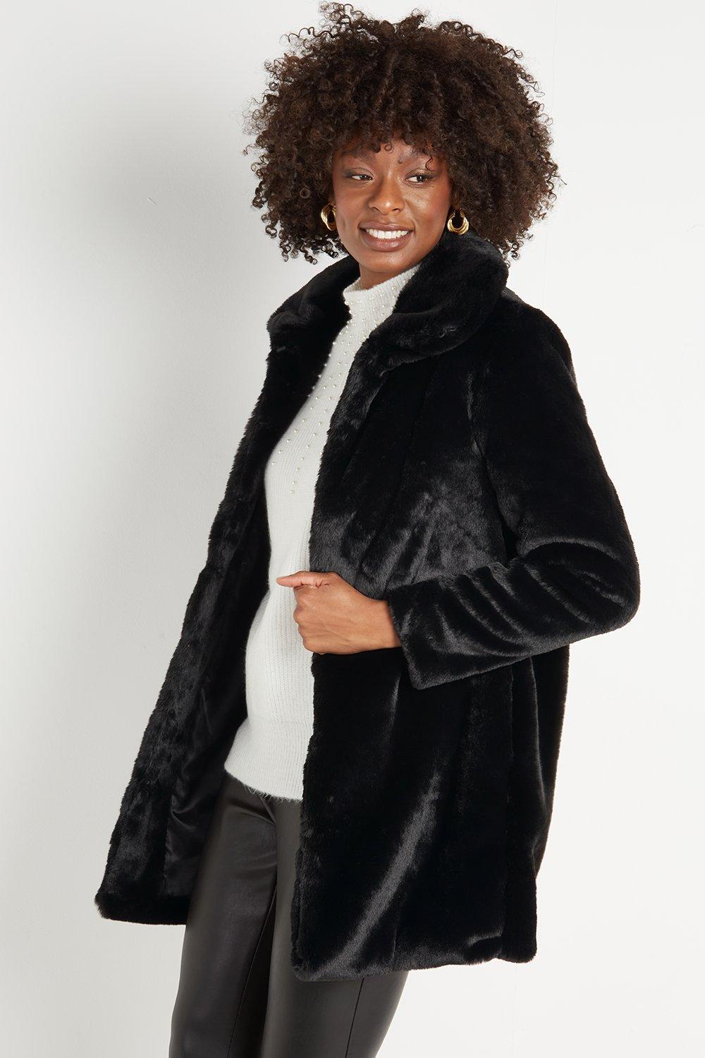 Wallis faux 2025 fur jacket