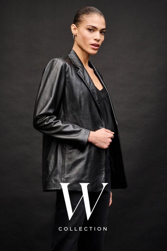 Wallis Leather Blazer 1