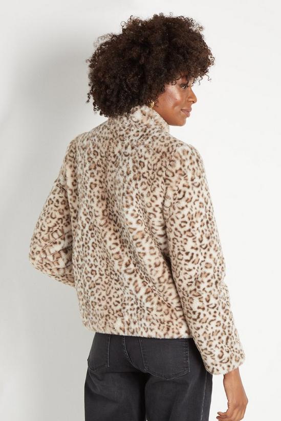 Wallis Leopard Animal Faux Fur Coat 3