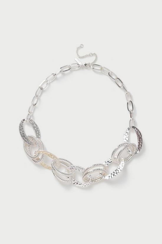 Wallis Silver Ring Necklace 1