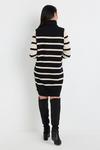Wallis Petite Contrast Stripe Knitted Dress thumbnail 3