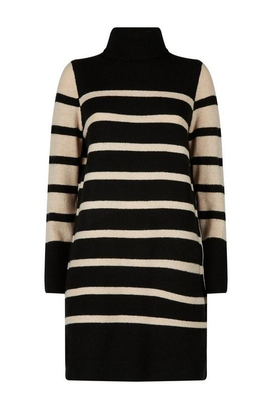 Wallis Petite Contrast Stripe Knitted Dress 5