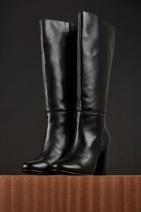 Wallis Opie Leather Knee High Boots 2