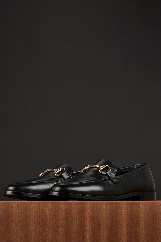 Wallis Bethan Leather Snaffle Loafers 1