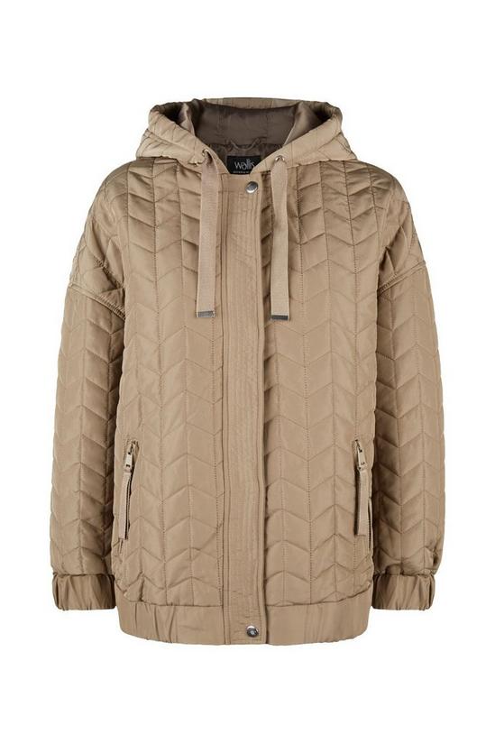 Wallis Quilted Hooded Bomber Jacket 5