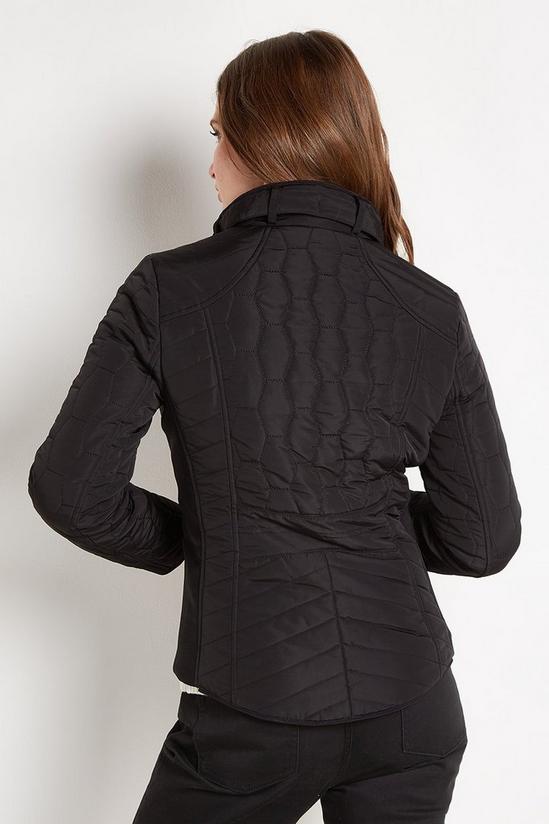 Wallis Quilted Zip Front Jacket 3