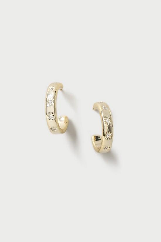 Wallis Gold Plated Small Hoops 1