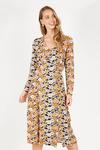 Wallis Multi Floral Jersey Split Midi Dress thumbnail 2