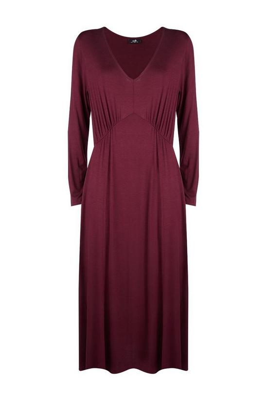 Wallis Berry Jersey Split Midi Dress 5