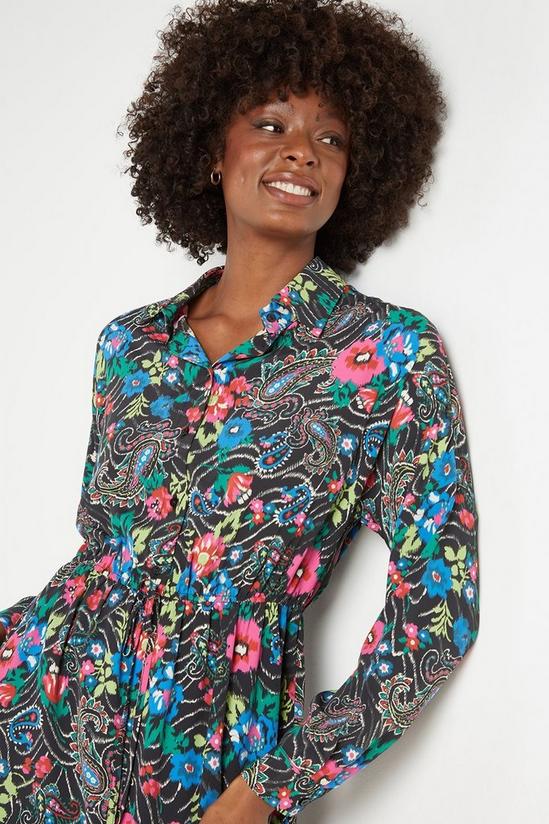 Wallis Floral Paisley Shirt Dress 4