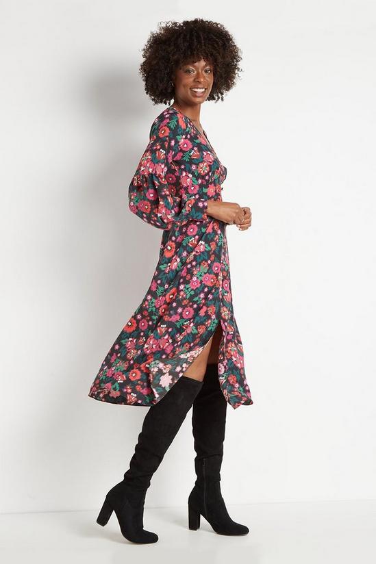 Wallis Berry Floral Prairie Dress 2