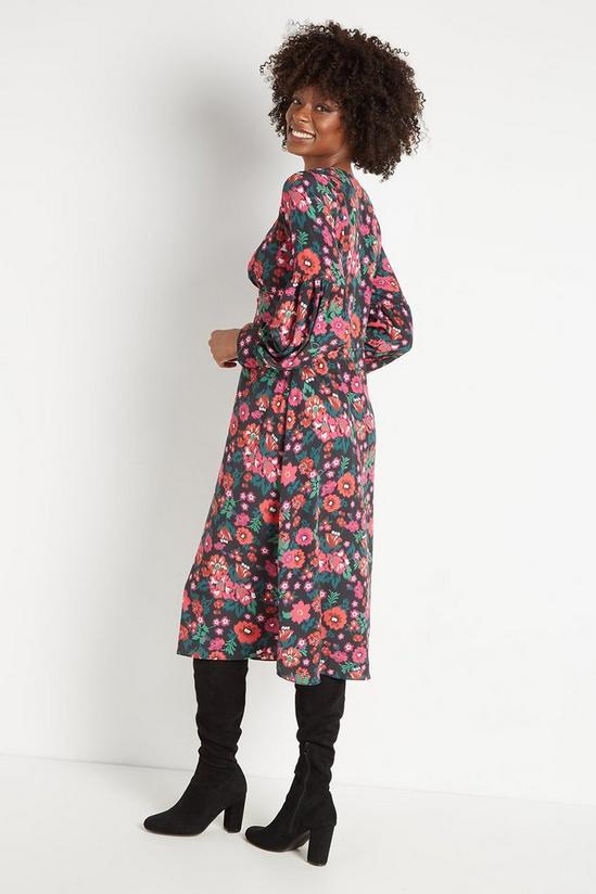 Wallis Berry Floral Prairie Dress 3
