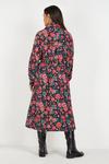 Wallis Berry Drawstring Floral Shirt Dress thumbnail 3