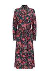 Wallis Berry Drawstring Floral Shirt Dress thumbnail 5